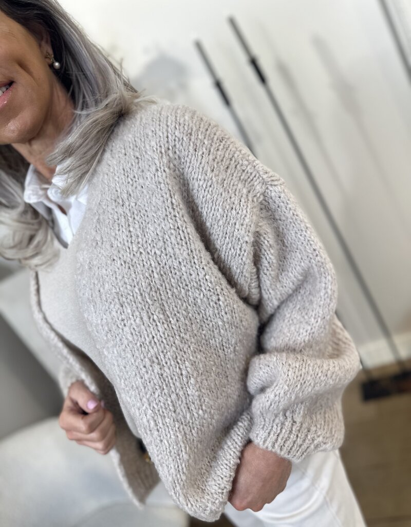 Kavally Cardigan Beige