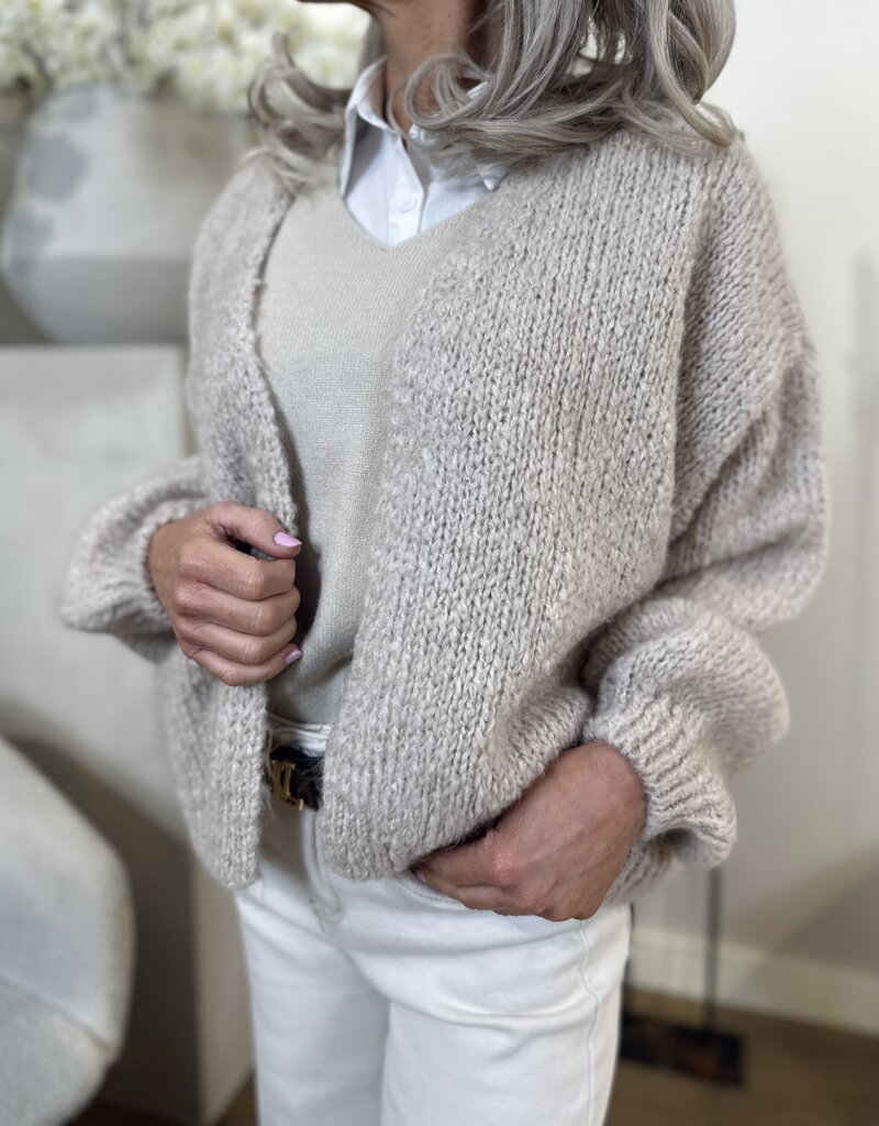 Kavally Cardigan Beige