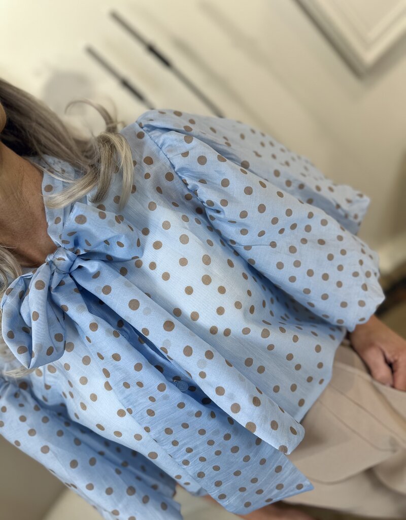 Blouse Dotty bleu