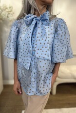 Blouse Dotty blue