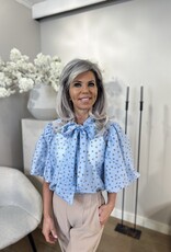 Blouse Dotty bleu