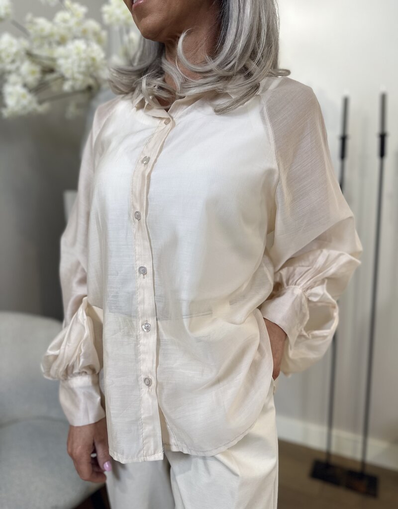 Bluse Olivia beige