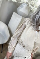 Rinascimento Blouse Tortora Beige