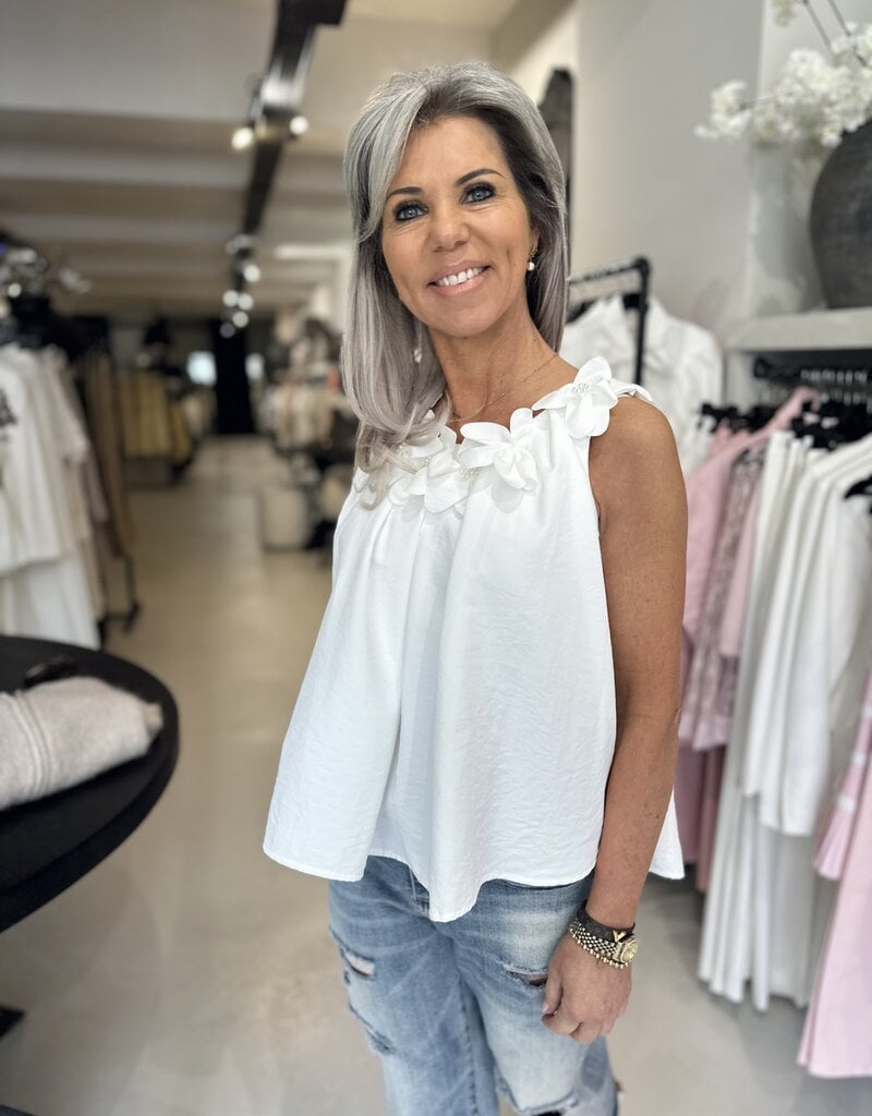 Blouse Flora off white