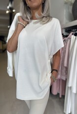 Top Ilse ronde hals off white