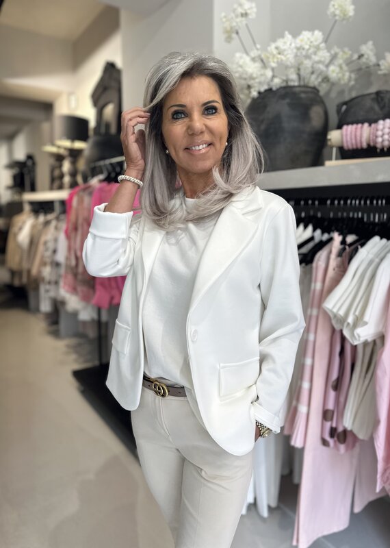 Blazer Jog Off White