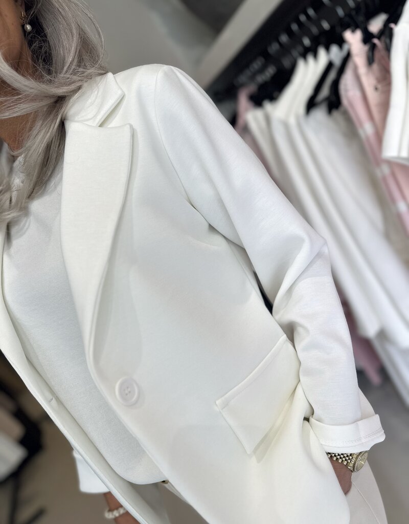 Blazer Jog blanc cassé