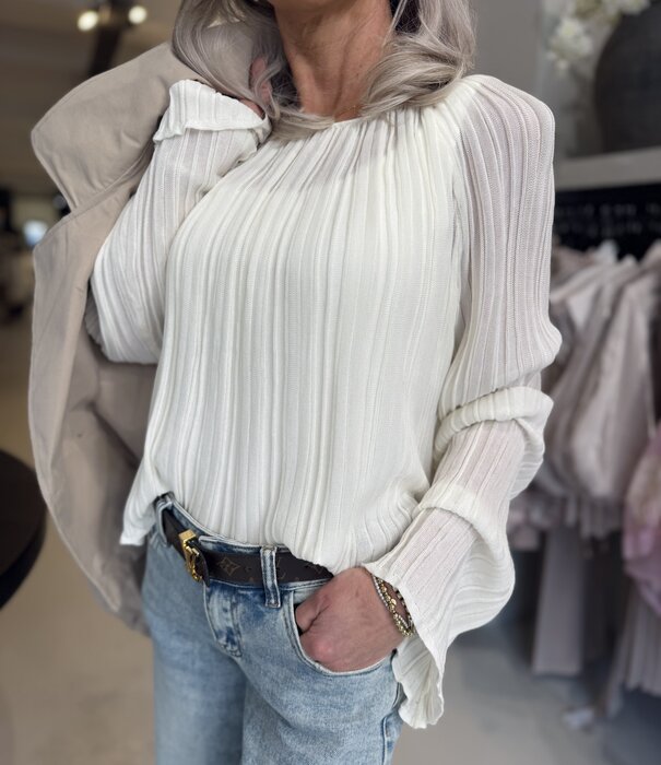 Top Marleen off white