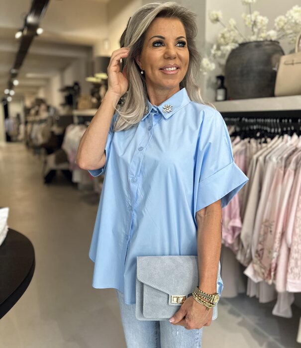 Blouse Strass div kleuren