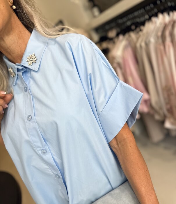 Blouse Strass div kleuren