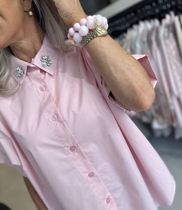 Blouse Strass div kleuren