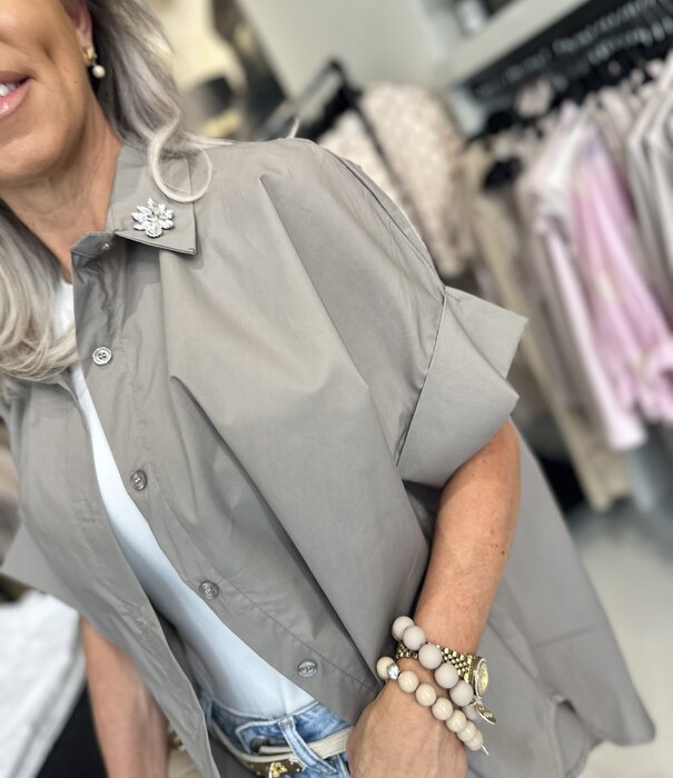 Blouse Strass div kleuren