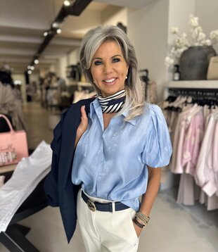 Blouse Joyce blauw