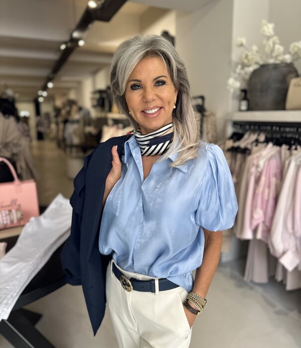 Blouse Joyce blauw