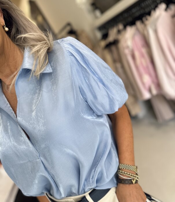 Blouse Joyce blauw