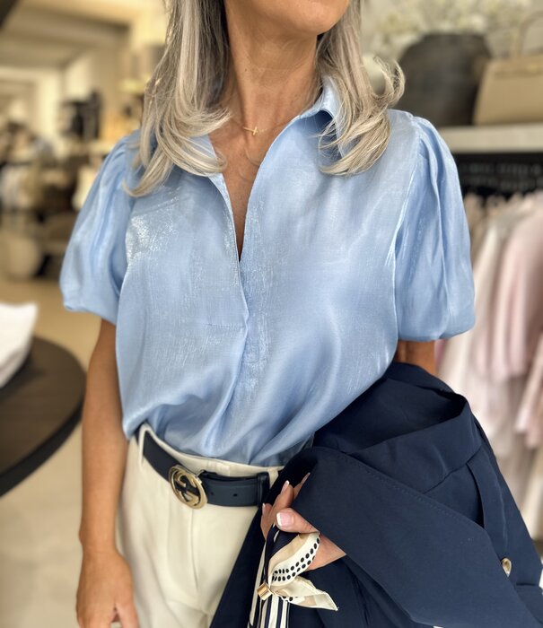 Blouse Joyce blauw