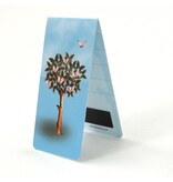 Magnetische Boekenlegger, Boom met vlinders Magnetische Boekenlegger, Boom met vlinders