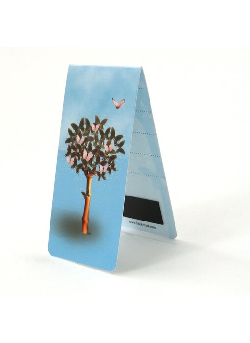 Magnetisches Lesezeichen, Baum mit Schmetterlingen