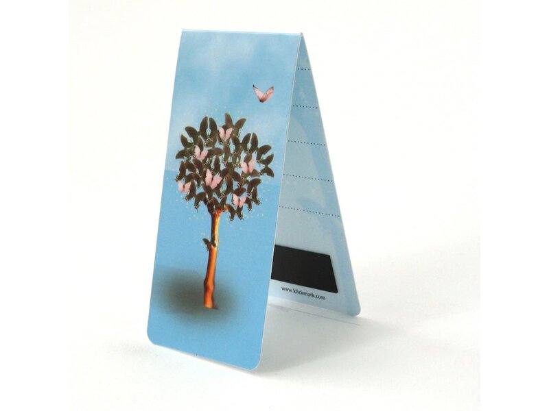 Magnetische Boekenlegger, Boom met vlinders
