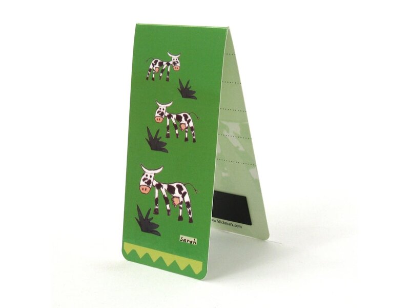 Magnetische Boekenlegger, Koeien, Illustratie