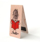 Marcapaginas magnético, el Sr. Thumb está leyendo