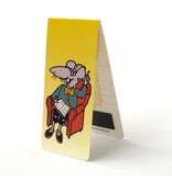 Magnetische Boekenlegger, Lezende rat Magnetische Boekenlegger, Lezende rat