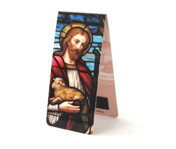 Magnetic Bookmark, The Good Shepherd,Stained Glass