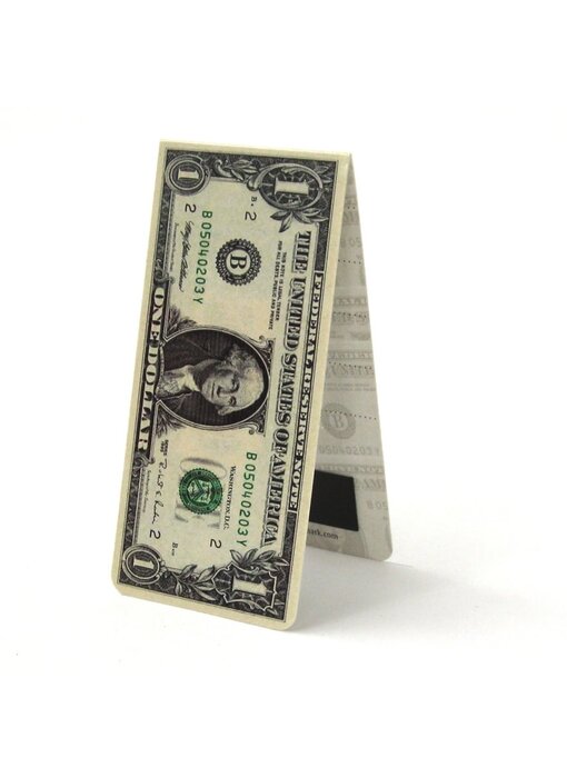 Magnetic Bookmark, One Dollar bill