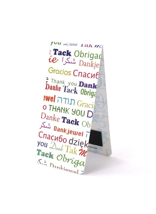 Marque-page magnétique, merci