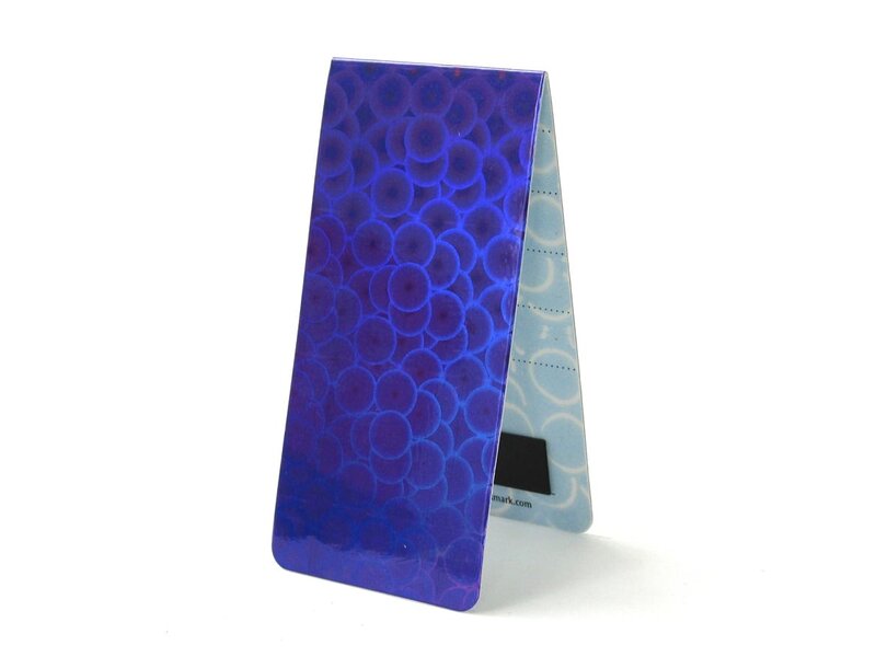 Magnetisches Lesezeichen, Hologramm Lila
