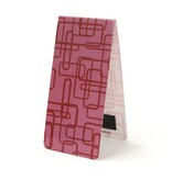 Magnetisches Lesezeichen, Retro Dekor rosa