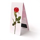 Marque-page magnétique, Rose