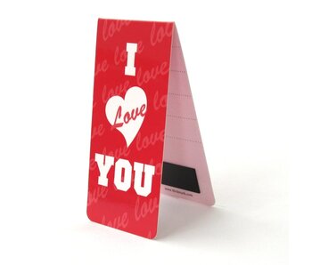 Magnetic Bookmark, I love you