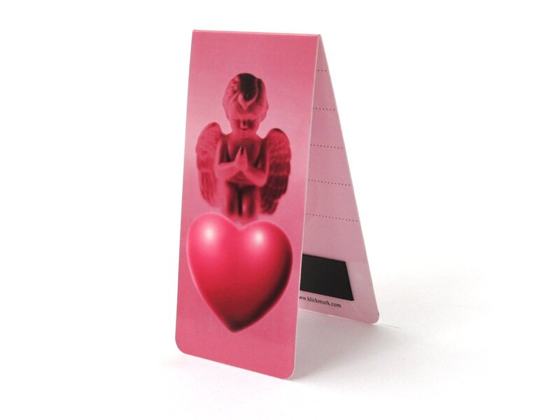 Magnetische Boekenlegger, Engel en hartje