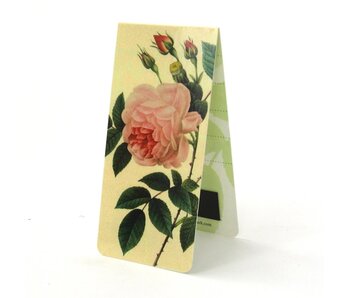 Magnetisches Lesezeichen, pinke Rose