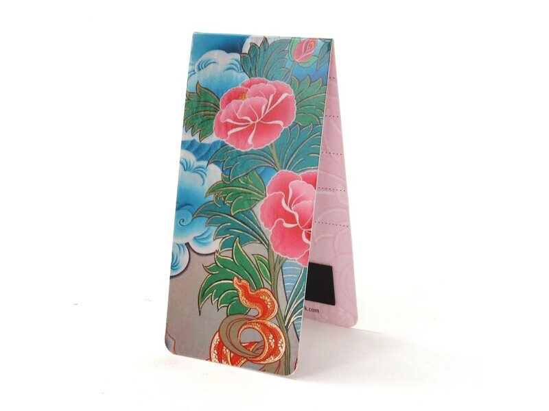 Magnetische Boekenlegger, Lotus, aardewerk
