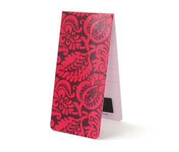 Magnetisches Lesezeichen, Muster, Blumen rosa