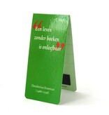 Magnetische Boekenlegger, Quote, D. Erasmus