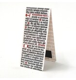 Magnetisches Lesezeichen, Bibel, Kalligraphie