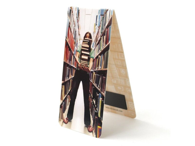 Magnetic Bookmark, Girl holding books