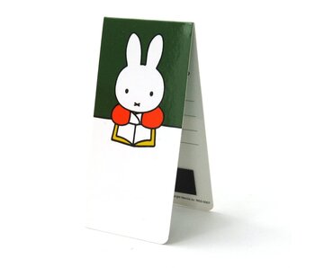 Magnetic Bookmark, Miffy Reading