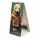 Marque-page magnétique, ours en peluche, herbe