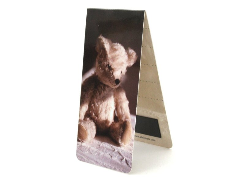 Marque-page magnétique, ours en peluche, assis