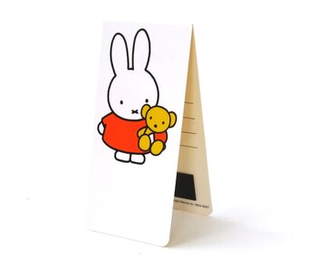 Magnetic Bookmark, Miffy holding teddybear