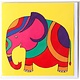 Doble tarjeta, Elefante, H. Simon, ilustración aria