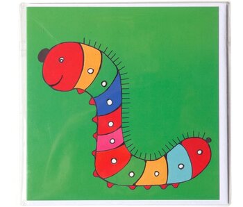 Doble tarjeta, Caterpillar, H. Simon, Ilustración aria
