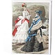Card, Two ladies at rocky seaside