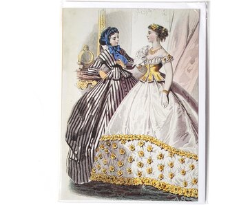 Double carte, Deux dames en noir et blanc