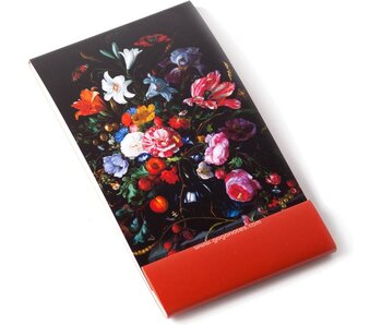 Notelet, Florero con flores, De Heem