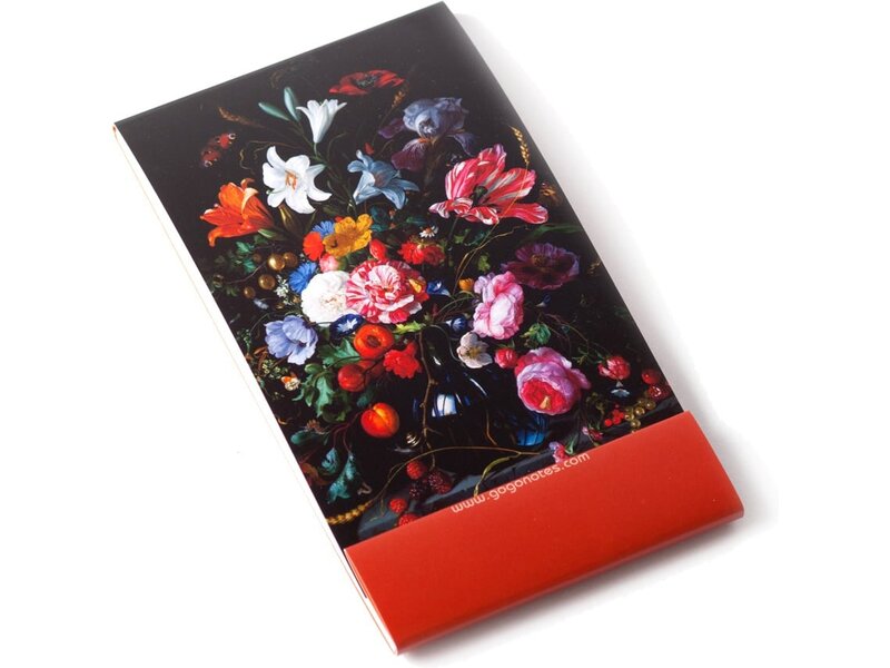 GoGoNotes, Vase avec fleurs, De Heem